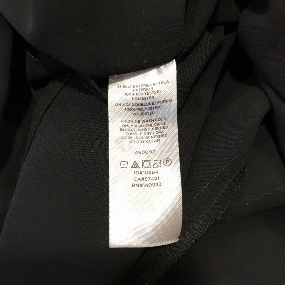 Loft black spaghetti strap Blouse - Picture 6 of 7